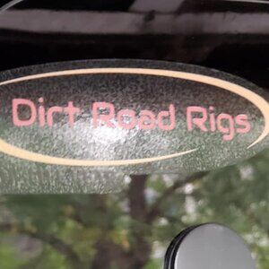 Dirt Road Rigs Oval Vinyl Car Decal